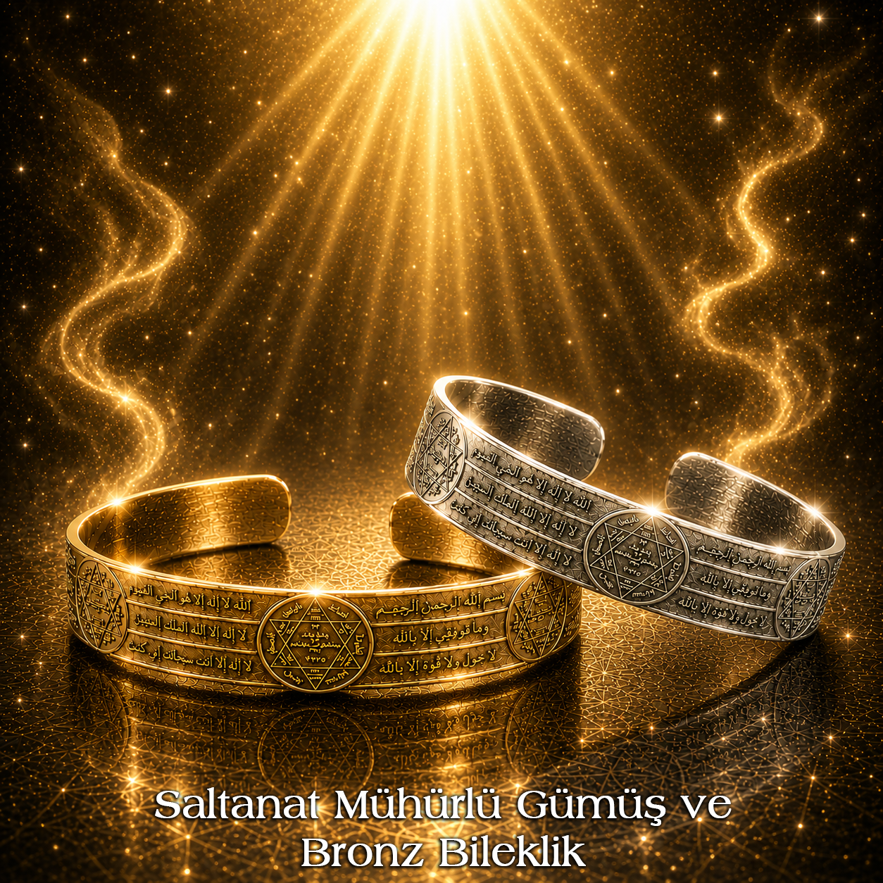 saltanat gümüş ve bronz bileklik
